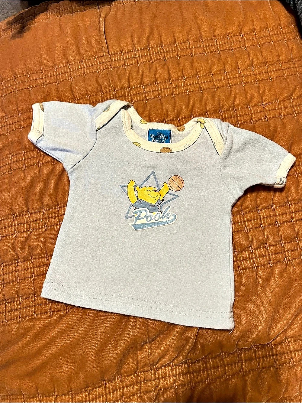 Disney Winnie the Pooh Blue Short Sleeve Tee 3-6M